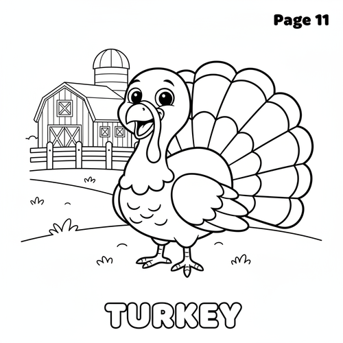 Page 11 - A strutting turkey on the farm