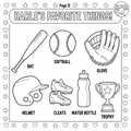 Page 12 - Harlee's Favorite Things activity page